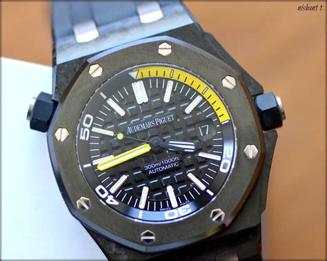 audemars piguet diver rose gold|audemars piguet forged carbon diver.